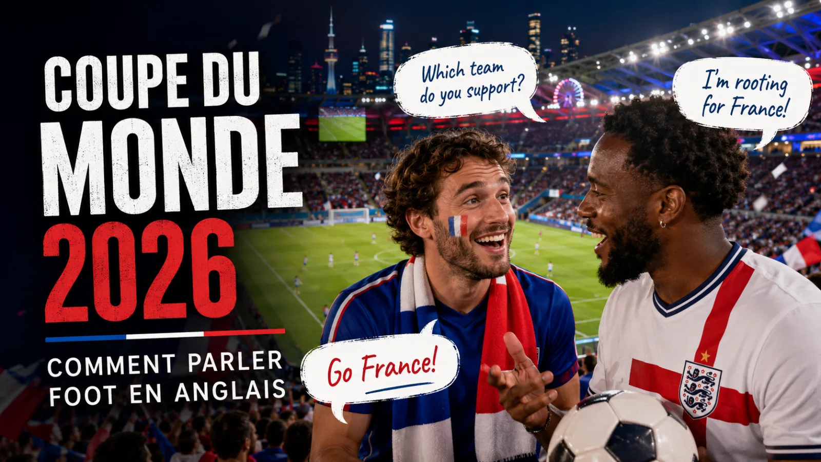 Coupe du Monde 2026 : parler foot en anglais comme un vrai supporter