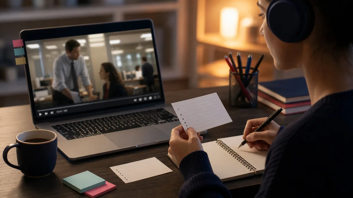 Étudier le jargon anglais du bureau avec une série TV professionnelle en VO