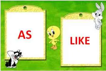 Exprimer la comparaison en anglais : As et Like - Quelle est la différence?