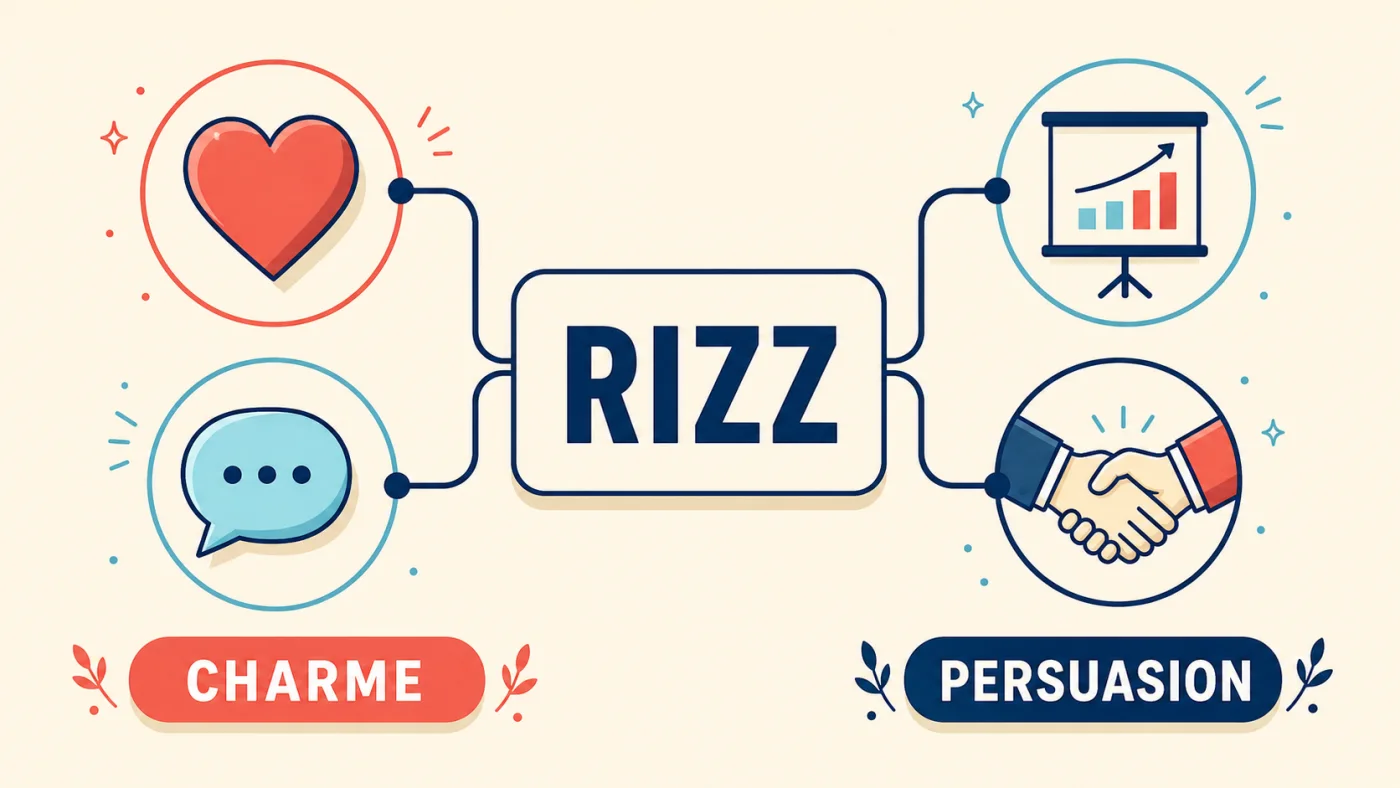 Les deux sens de rizz : charme romantique et force de persuasion