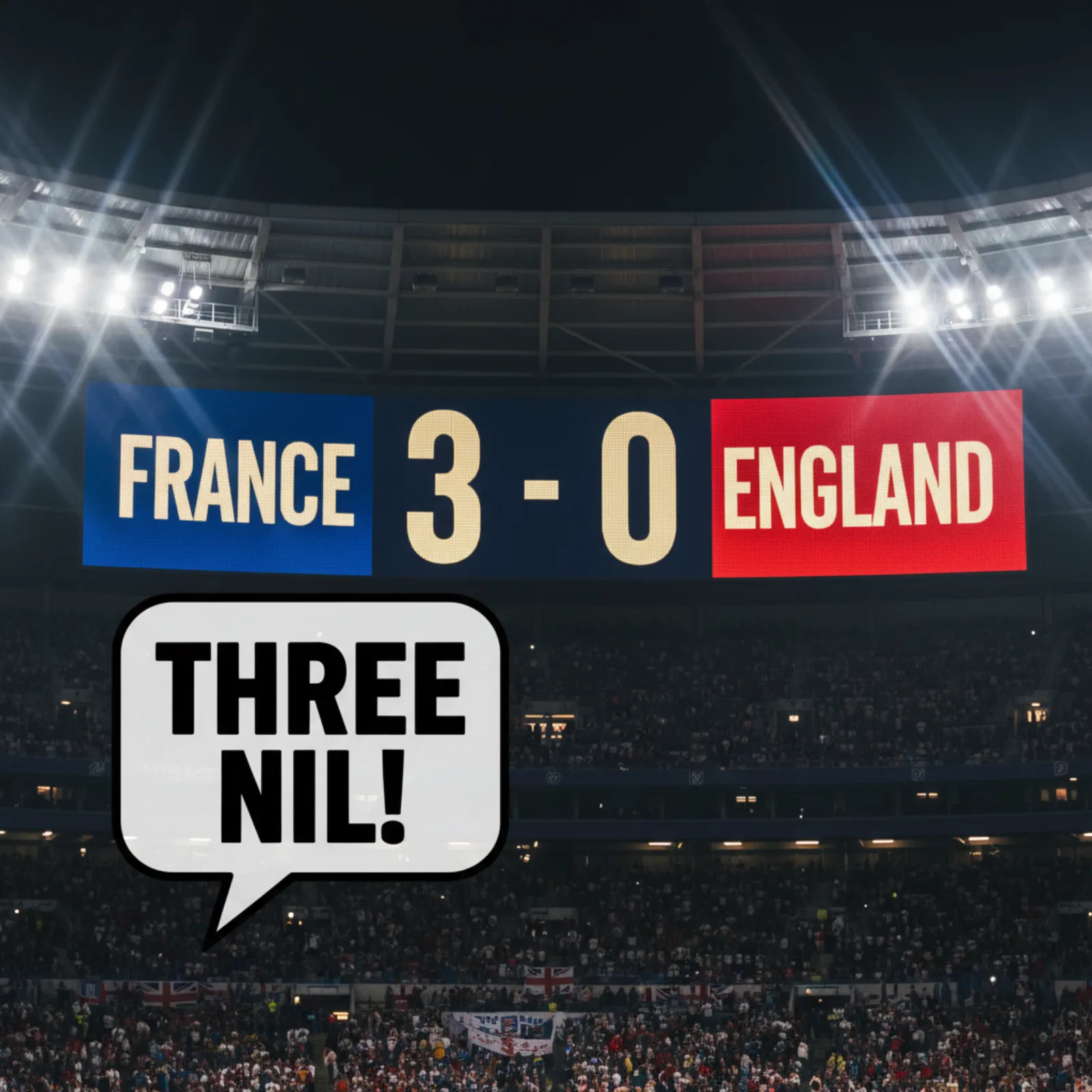 Scores en anglais : 3-nil, two-all, hat-trick, brace expliqués