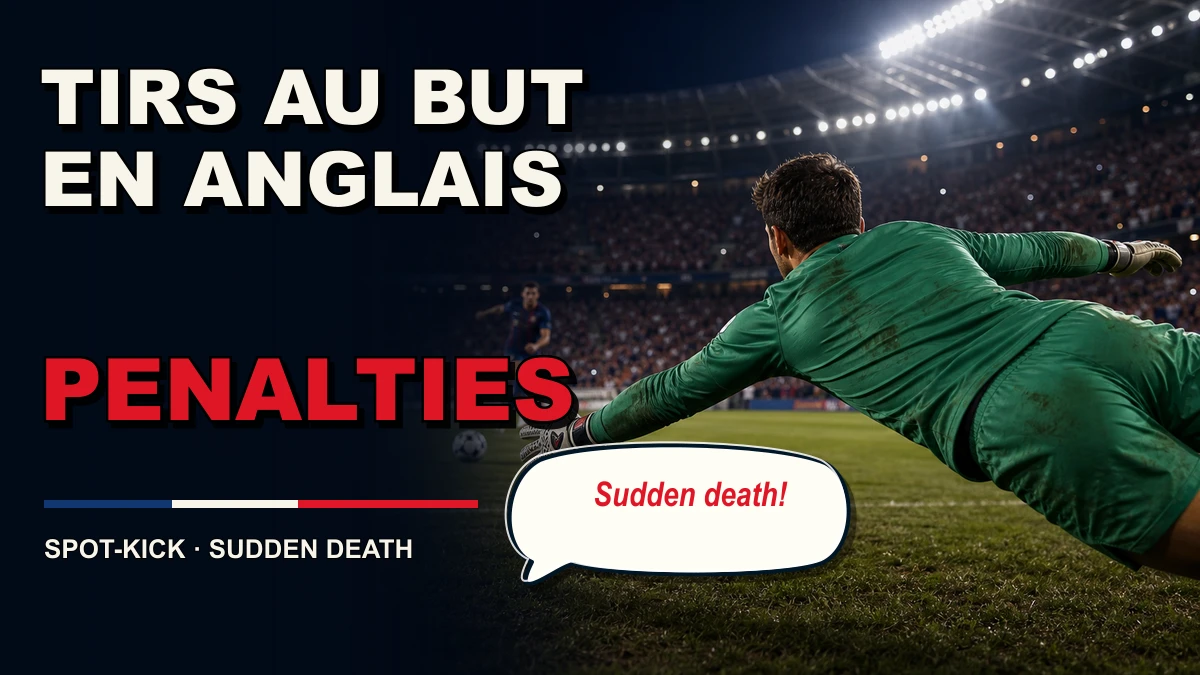Tirs au but en anglais : penalty shootout expliqué